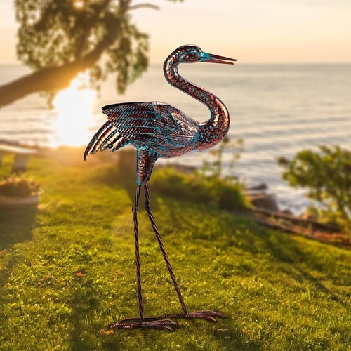 Garden crane statues for - crane,