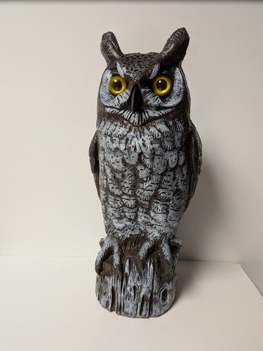Vintage horned owl blow - owl,