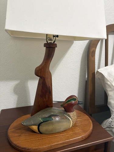 Vintage table lamp - table,