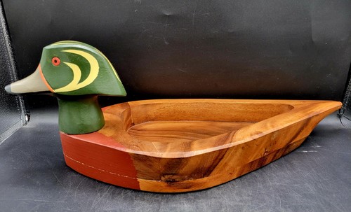 Vintage handcarved painted - handcarved,