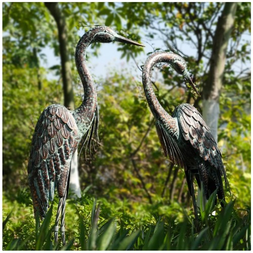 Patina heron decoy rustless - decoy,,
