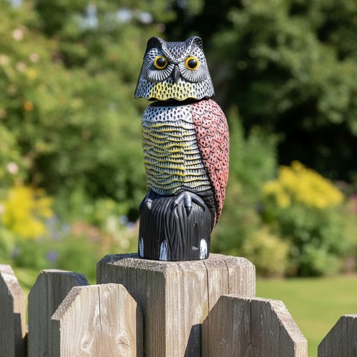 Realistic waterproof owl decoy - owl,