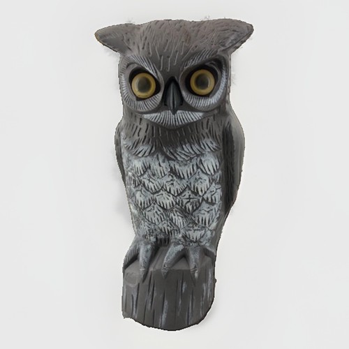 Owl decoy bird deterrent - decoy,