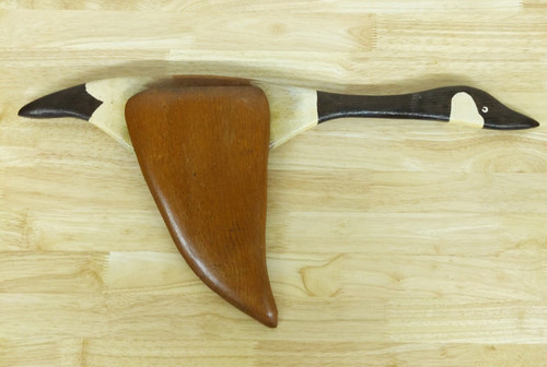 Vtg hand carved teak - teak, wood