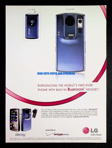 Decoy cell phone verizon - lg,